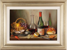 Raymond Campbell, Original oil painting on panel, Chambertin 1962 Medium image. Click to enlarge