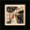 Richard Telford, Original oil painting on panel, Red Dress in Paris Medium image. Click to enlarge