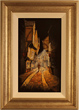 Richard Telford, Original oil painting on panel, The Shambles, York Medium image. Click to enlarge