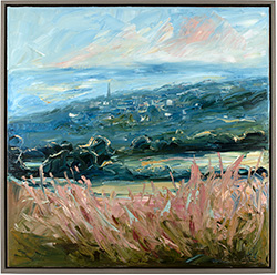 Rupert Aker, Original oil painting on canvas, Willowherb, Longridge Medium image. Click to enlarge