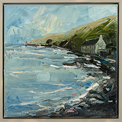 Rupert Aker, Original oil painting on canvas, Port Quin 