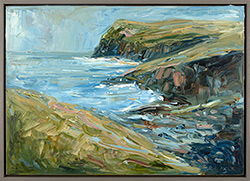 Rupert Aker, Original oil painting on canvas, Pentire Point 