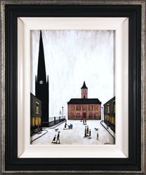 Sean Durkin, Original oil painting on panel, Ode to St Hilda's Church