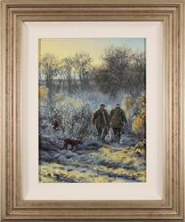 Stephen Hawkins, Original oil painting on canvas, The Gamekeepers Medium image. Click to enlarge