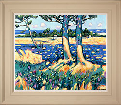 Terence Clarke, Original oil painting on canvas, Beehives, Normandy Medium image. Click to enlarge