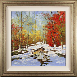 Terry Evans, Original oil painting on canvas, Last Days of Autumn Medium image. Click to enlarge