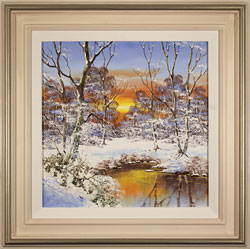 Terry Evans, Original oil painting on canvas, Winter Wood Medium image. Click to enlarge