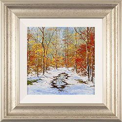 Terry Evans, Original oil painting on canvas, Winter's Approach 