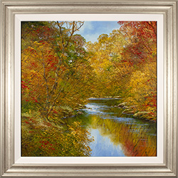 Terry Evans, Original oil painting on panel, Autumn Symphony Medium image. Click to enlarge