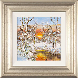 Terry Evans, Original oil painting on panel, Winter Wood Medium image. Click to enlarge