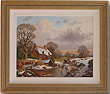 Vincent Selby, Original oil painting on panel, Country Scene