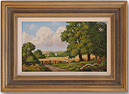 Vincent Selby, Original oil painting on panel, Country Scene